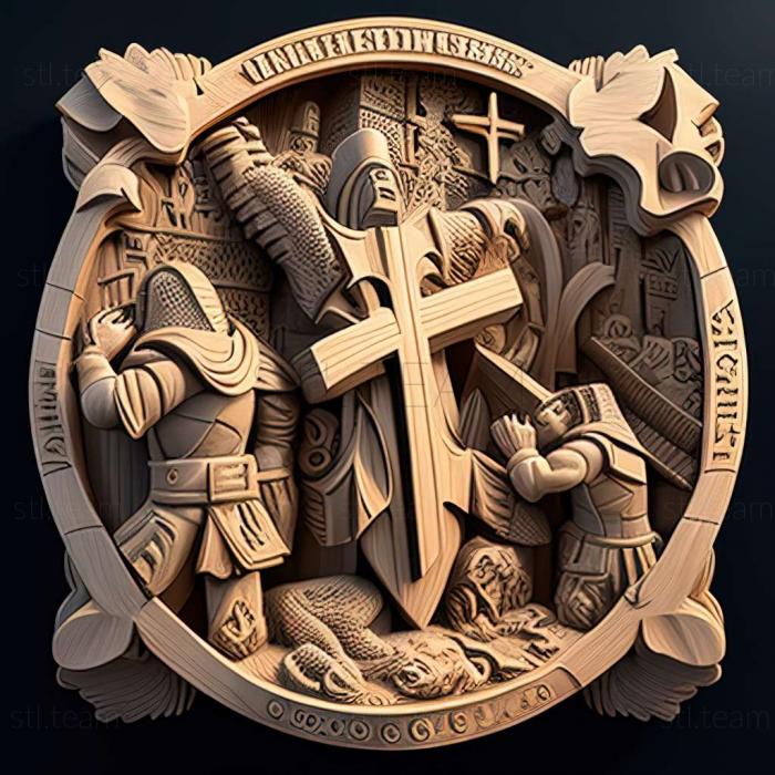 3D модель Экстремальная игра Stronghold Crusaders (STL)